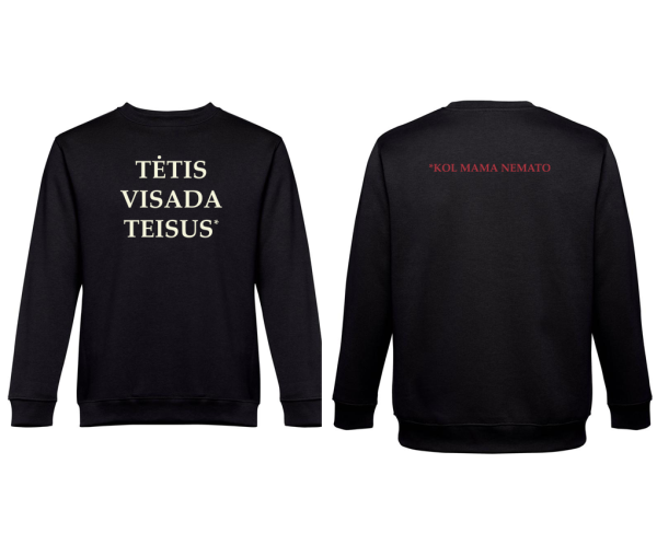 Džemperis “Tėtis visada teisus”