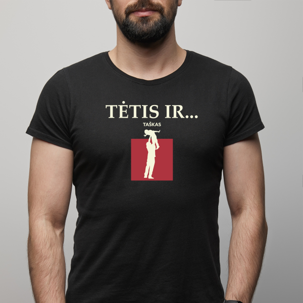 Marškinėliai “Tėtis ir taškas”